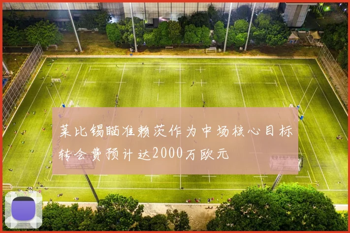 莱比锡瞄准赖茨作为中场核心目标转会费预计达2000万欧元