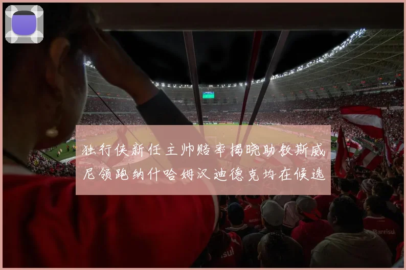 独行侠新任主帅赔率揭晓助教斯威尼领跑纳什哈姆汉迪德克均在候选之中